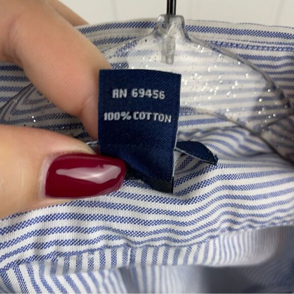 LORD & Taylor boys striped long sleeve button up (0067) - Picture 7 of 9